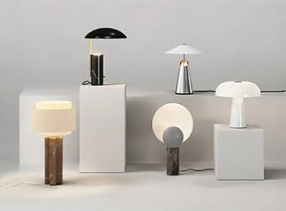 Belysning, lamper, pærer til interiør